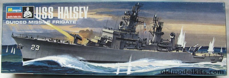 Monogram 1/415 USS Halsey Guided Missile Frigate, 6856 plastic model kit